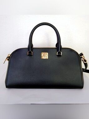 Kate Spade Black Faux Leather Top Handle Bag Crossbody Bag, Like a MAISE Style
